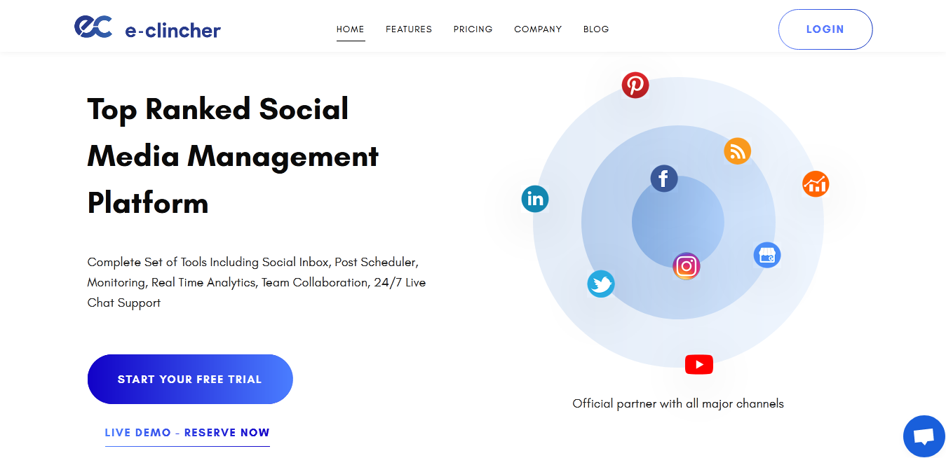 eclincher-Social Media Management Tools 